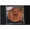 Image 2 : Copper Round; .999 Fine Copper 1 Oz.; "Liberty Bust"