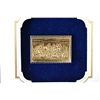 Image 2 : 22K Gold Replica Stamp W/Enlarged Reproduction of Original Stamp; First Day Issue 1893; 30 Cent Colu