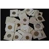 Image 2 : Foreign Coin; Various Dates & Denominations; Worked in 2x2 Squares; Lot of 50
