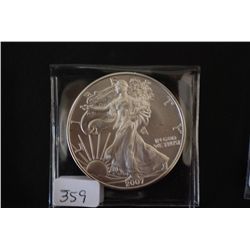 2007 Silver Eagle $1