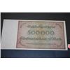 Image 2 : 1923 German 500000 Funfhunderttaufend Mark Foreign Bank Note