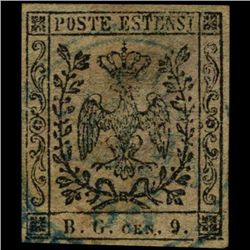 1853 Modena 9c Stamp (STM-0975)