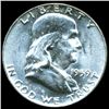 Image 2 : 1959 Franklin Half MS64FBL Die Crack ERROR (COI-10773)