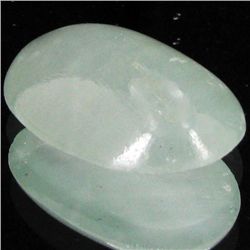 23.25ct Teal Blue Brazil Aquamarine Cabochon  (GEM-43644)