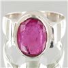 Image 1 : 35.5twc Ruby Sterling Ring (JEW-4108A)
