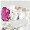 Image 2 : 35.5twc Ruby Sterling Ring (JEW-4108A)