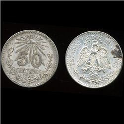 1937 Mexico 50c AU (COI-10077)