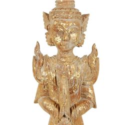 Temple Guard Carved of Old Teak (CLB-002)