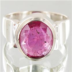 35.4twc Ruby Sterling Ring (JEW-4110A)