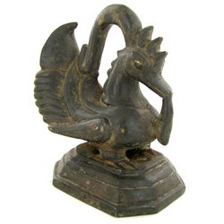 Duck Opium Weight Early 1900s Bronze BIG HEAVY (ANT-1952)