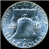 Image 2 : 1960 Franklin Silver Half MS64/65FBL Overweight ERROR (COI-10488)