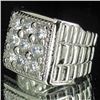 Image 2 : 75.34twc Lab Diamond White Gold Vermeil/925 Ring (JEW-3971)
