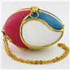 Image 1 : Handmade Carved Goose Egg Clutch Handbag Evening Bag (ACT-417)