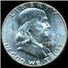 Image 1 : 1961 Franklin Silver Half MS64/65 Overweight ERROR (COI-10500)
