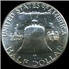 Image 2 : 1959 Franklin 50c MS64/65 FBL Rare Reverse Weight  ERROR (COI-10445)