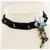 Image 1 : Crocheted Shell Choker Necklace (JEW-4360)