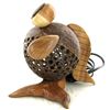 Image 2 : Coconut Shell Teak Fish Lamp (DEC-678)