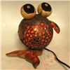 Image 3 : Coconut Shell Teak Fish Lamp (DEC-678)