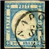 Image 1 : 1861 RARE Italy Neapolitan 2g Stamp (STM-1161)