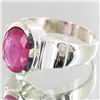 Image 2 : 31.45twc Ruby Sterling Ring (JEW-4107A)