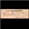 Image 1 : 1894 Bank of Ellicottville Cashiers Check (COI-3268)