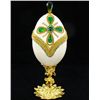 Image 1 : Fabrege Style Decorative Egg Ring Box (DEC-625)