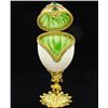 Image 3 : Fabrege Style Decorative Egg Ring Box (DEC-625)