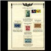 Image 1 : 1955 US Stamp Album Page 7pcs (STM-1881)
