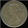 Image 1 : 1862 British Victoria Halfpenny XF/VF (COI-7234)