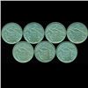 Image 2 : 1955 Spain 5p XF/VF Scarce 7pcs (COI-10311)