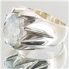 Image 2 : 66.15twc Natural Aquamarine Sterling Ring (JEW-4126A)