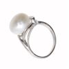 Image 2 : White Saltwater Pearl & Sterling Ring (JEW-154)
