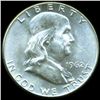 Image 2 : 1962D Franklin 50c MS64/65 FBL Weight & Double Die Error (COI-10540)