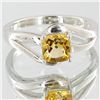 Image 3 : 80.2ct Citrine White Gold Vermeil on Sterling Set (JEW-4169)