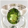 Image 1 : 33.4twc Natural Peridot Sterling Ring (JEW-4151)