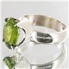 Image 2 : 33.4twc Natural Peridot Sterling Ring (JEW-4151)