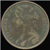 Image 1 : 1862 British Victoria Penny XF+ (COI-7207)