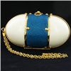 Image 1 : Handmade Goose Egg Clutch Handbag Evening Bag (ACT-408)