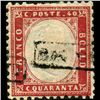 Image 1 : 1862 RARE Italy 40c Stamp (STM-1178)