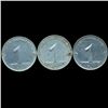 Image 1 : 1950-53 East Germany 1pf AU 3Pcs. (COI-9784)