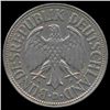 Image 1 : 1954D Germany 1 Mark Hi Grade RARE (COI-8133)