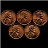 Image 1 : 1947D Lincoln 1c MS65 RB 5pcs (COI-10258)
