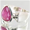 Image 2 : 38.5twc Ruby Sterling Ring (JEW-4120A)