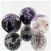 Image 1 : 160ct Natural Amethyst Beads Parcel (GEM-49552)