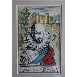 Antique Salvador Dali  1945 Lithograph