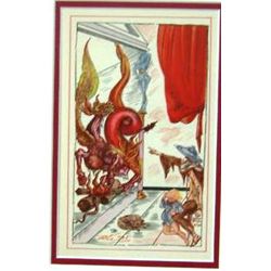 Antique Salvador Dali  1947 Lithograph