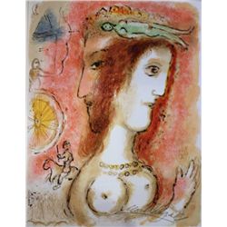 Marc Chagall Hand Signed Lithograph