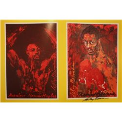 Hand Signed Neiman "The Fight"