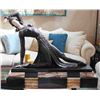 Image 1 : Chiparus - "Exotic Dancer" -Bronze And Ivory Sculpture