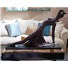 Image 3 : Chiparus - "Exotic Dancer" -Bronze And Ivory Sculpture